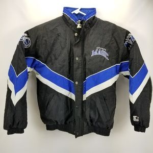 Vintage Orlando Magic Zip Starter Jacket Size XL